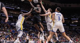 波杰姆斯基16+15威廉森26分 勇士不敌鹈鹕